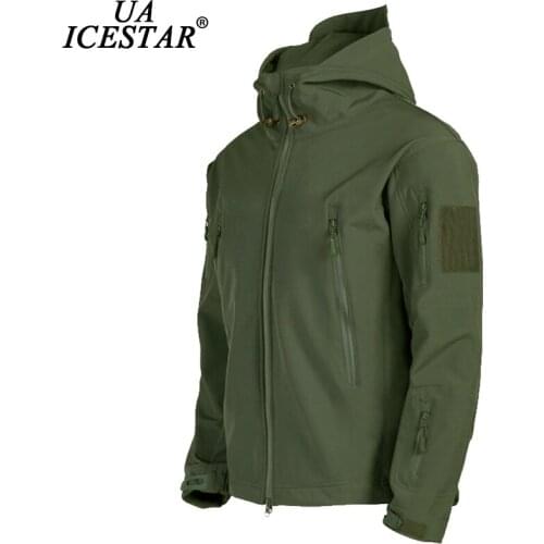 UAICESTAR 2021 Brand New Tactical Jacket Men Coat Windproof Waterproof Military Coats Men Softshell Hiking Outdoor Mens Jackets