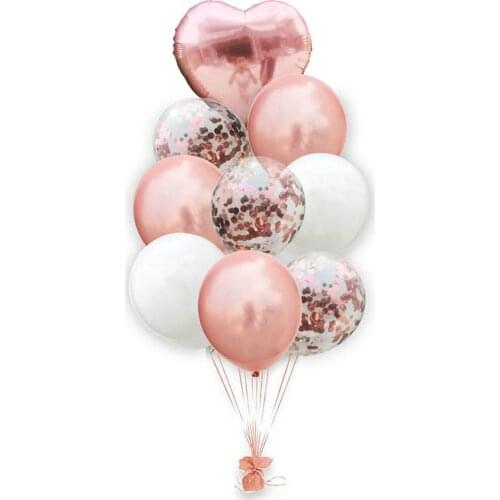 New Latex Colorful Heart Balloons Happy Birthday Party Decorations Adult Kids Wedding Party Decoration Ball Event Party Supplies