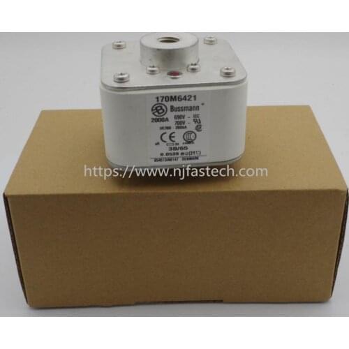 New original 170M6421 2000A 500V 3BN/65 AR UR High-speed square body fuse-link ceramic fuse