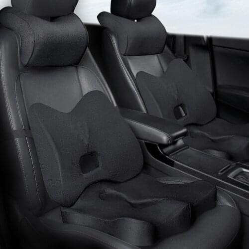 Universal Car Seat Neck Pillow Auto 3D Memory Foam Support Office Headrest Protection Pillows Fills Cushion Accessories Interior