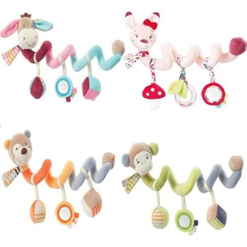 Newborn Baby Rattles Mobiles Educational Toys For Children Teether Toddlers Around Bed Cute Bell Hanging Dolls