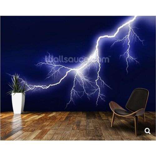 Custom Nature wallpaper.Lightning,3D photo mural for living room bedroom dining room backdrop waterproof papel de parede
