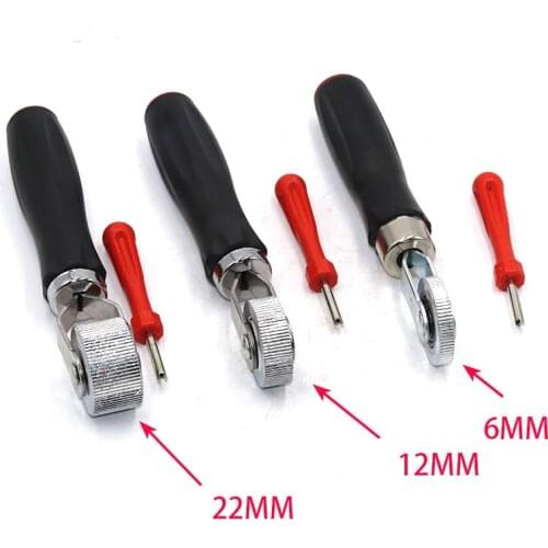 Portable Car Tire Repair Tool Metal Compaction Roller with Rubber Handle Car Motorcycle Tire Repairing Tool and send a wrench