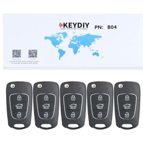 5pcs KEYDIY KD900 B Series Remote Control KD B04 Key for KD900+ Key Programmer URG200 Machine