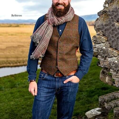 Rebicoo Men's Suit Vests