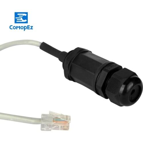M20 RJ45 Waterproof Connector with LAN Wire rj 45 ip68 Ethernet Waterproof Retardant Terminal Wire Connector Quickly Connected