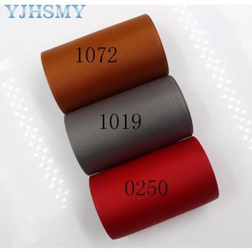 YJHSMY J-171003-L75MM,75 mm 5 Yards Solid color Printed grosgrain ribbons,Garment accessories DIY handmade hair accessories