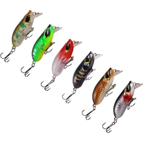 1 pcs Minnow Wobblers Pike Fishing Lure Artificial Hard Bait 6cm/12g Swimbait Mini Crankbaits Fishing Tackle Wobblers Big Mouth