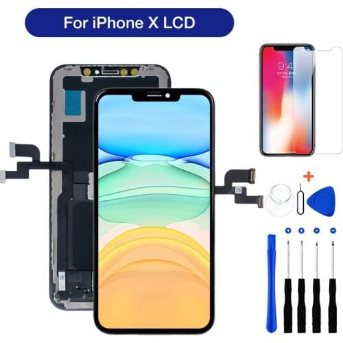 100% Tested LCD Display For iPhone X XR XS Max Full Assembly For iPhone X XR XS Max LCD Touch Screen Full Set No Dead Pixel