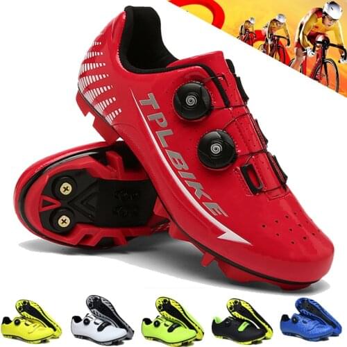 Professional Racing Road Bike Cycling Shoes Men Outdoor Non-Slip MTB Bicycle Sneakers Breathable Self-Locking Sports Cleat Shoes