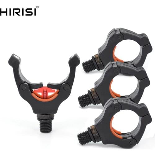 4pcs Hirisi Carp Fishing Rod Pod Rest Head Gripper with Magic Magnet Clips