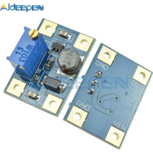 5Pcs DC-DC SX1308 Step UP Adjustable Power Module Boost Converter 2-24V to 2-28V 2A Step-Up Module