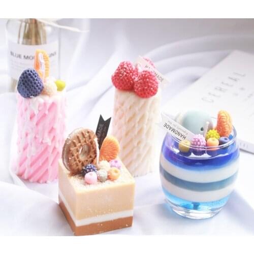 Diy Cream Glaze Cake Candle Mold Donut Circle Decoration Silicone Mold Chocolate Biscuit Mold Resin Molds Cake Decorating Tools