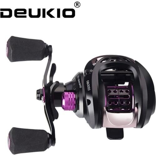 Baitcasting Fishing Reel Metal Spool 6.5:1 High Speed Gear Rati 6+1BB 5KG Drag 149g Weight GB2000 Reel Bait Casting Fishing Coil