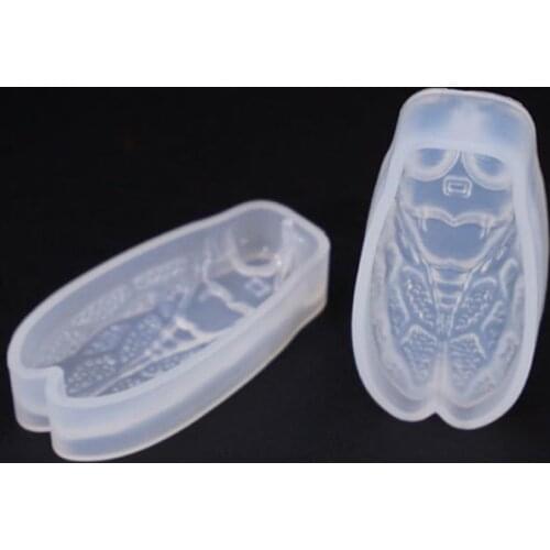 Crystal Epoxy Cicada Shape Silicone Mold DIY Handmade Jewelry Pendant Mould Making Tool