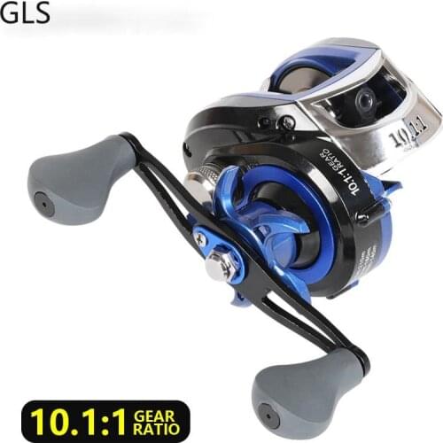 Metal Right Left Baitcasting Reel 10kg MAX Drag 10.1:1 Gear Ratio Car pIce fishing Fishing Reel Magnetic Brake Fishing wheel