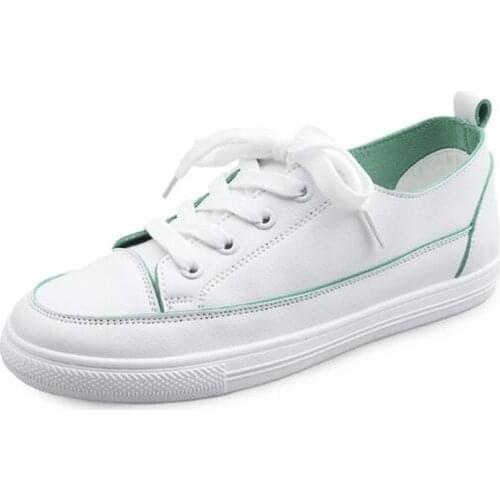 New girls' single shoes fashion PU lightweight breathable comfortable non-slip all-match casual walking shoes shoes women