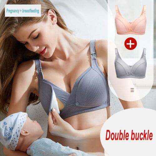 Feeding Clothes For Pregnant Women Gathering Maternity Underwear Comfortable Pregnancy Maternity Clothes All Cotton Nursing Bra