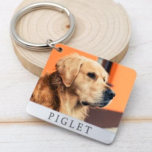 Personalized Dog Tag,Photo Name Dog Tag,Custom Photo Dog Tag,Dog ID Tag,Cat Dog Collar Tag,Pet Id Tag