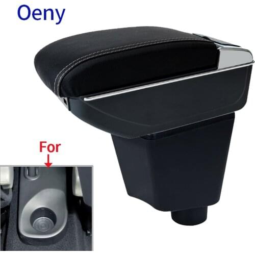 For Renault Clio 4 Armrest For Renault Captur Armrest box Car accessories Storage box holder ashtray USB LED 2015-2018