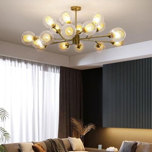Modern Minimalist Living Room Decoration Lamp Creative Personality Magic Bean Chandelier Bedroom Lamp Dining Room Chandelier