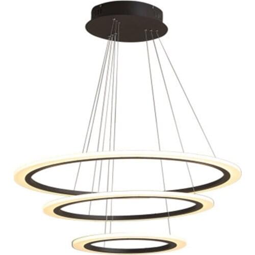 Led living room chandelier round simple modern living room decoration ceiling lamp personality creative bedroom lamp