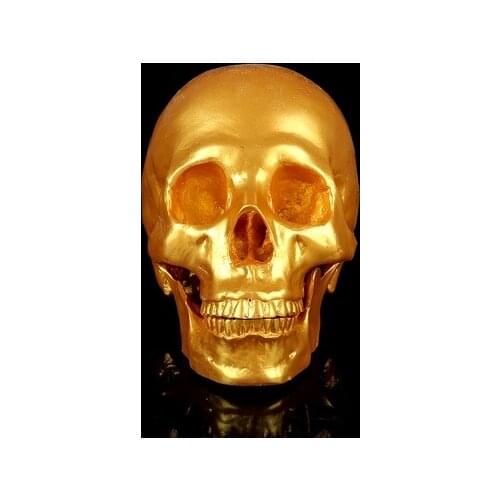 Resin skull ornaments Halloween gift Interior decoration skull model 19*16.5*11.5cm free shipping