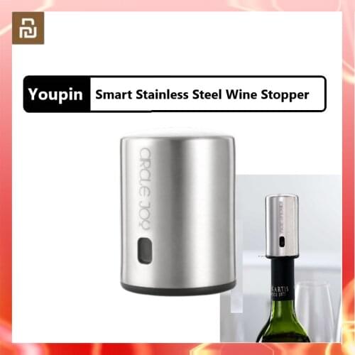 Mijia Smart Stainless Steel Wine Stopper Electric Stopper Wine Stoppers Mi Circle Joy Empty Memory Wine Stopper