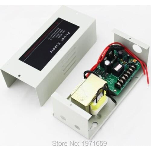 12v/ 5A Transformer Controller access control power supply combination with lock card reader with metal shell