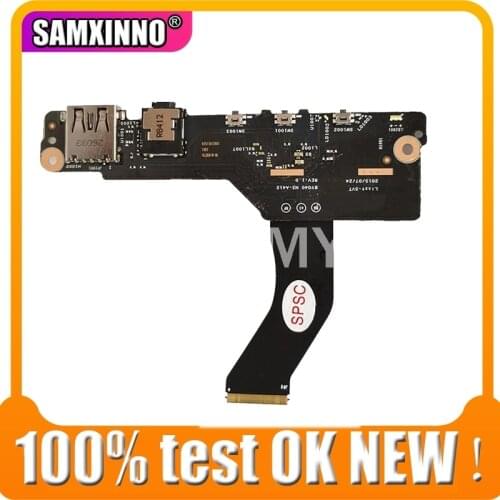 High quality Brand New FRU 5C50K48444 For Lenovo Yoga 900-13ISK USB Audio board Power button BYG40 NS-A412 100% Fully Tested