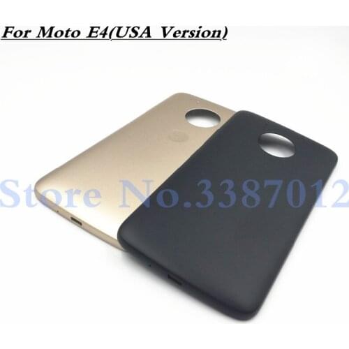 New Battery Door Back Cover Housing Case For Motorola Moto E4 (USA Version) With Logo