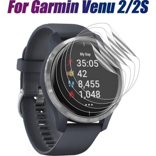 1/3/5Pcs Hydrogel Film For Garmin Venu 2S Venu 2 Screen Protector Film For venu 2/2S Soft Film Not Glass Smartwatch Protection