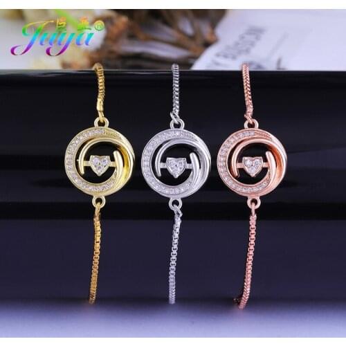 2020 Dropshipping Wedding Jewelry Bracelet Gold//Rose Gold Heart Bracelets For Women Girls Handmade Gift Wedding Jewelry