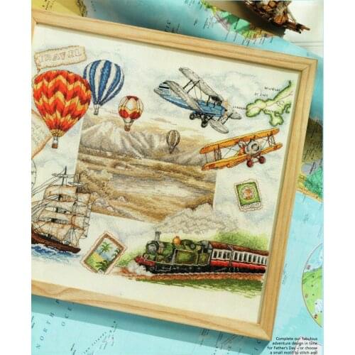 14/16/28/25CT/22CT Travel Around the World DIY stich Craft Embroidery Cross Stitch Packages Cross Stitching Kits Paint