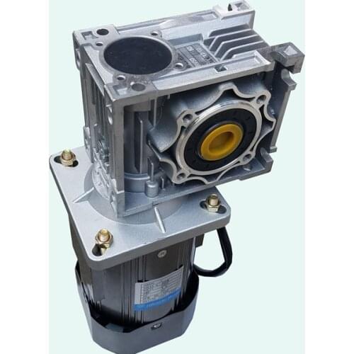 400WAC220V/380V AC gear reduction induction asynchronous motor, fixed speed +RV63 worm gear reducer