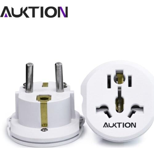 AUKTION 5Pcs/Lot 16A Universal EU(Europe) Converter Adapter 250V AC Travel Charger Wall Power Plug Socket Adapter For US UK AU
