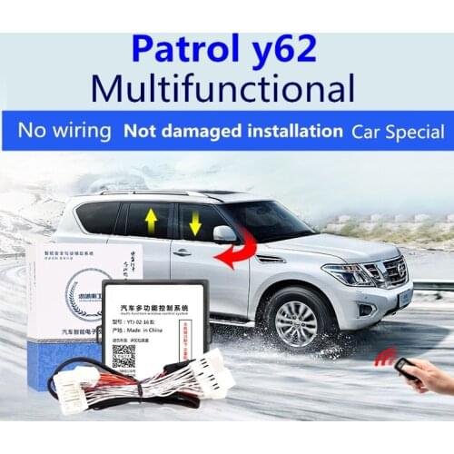 Automatic window closer for Nissan Patrol y62 2012-2019 automatic closing window lifter lock lock mirror folding