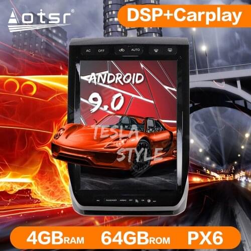 For Ford Raptor F150 2015-2019 Tesla Style Android 9.0 64G PX6 Car Multimedia Player Radio Stereo GPS Navigation Head Unit Audio