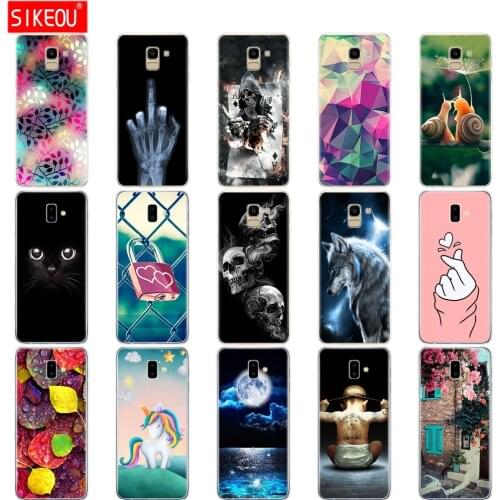For Samsung J6 2018 Case EU J600 J600F SM-J600F Soft TPU Cover For Samsung Galaxy J6Plus 2018 J6+ J 6 Plus J610 J610F Silicone