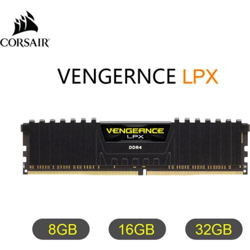Corsair Vengeance LPX 8GB 16GB 32GB DDR4 2400 2666 3000 3200 3600 4000MHz 1.35V Desktop Memory - Black