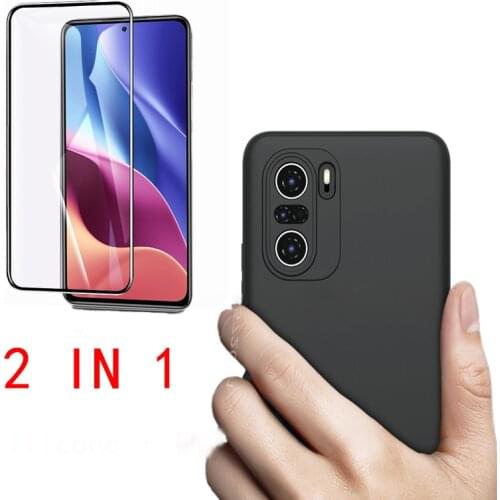 For Xiaomi 11i Case Slim Soft Matte Case For Mi POCO F3 Redmi K40 Pro Plus M3 Pro 5G Funda With Screen Protector