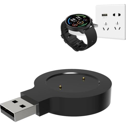 Smartwatch Dock Station Stand Charger Base Adapter USB Charging Holder Cable Cord for Xiaomi Mi Watch Color Sports Accessories