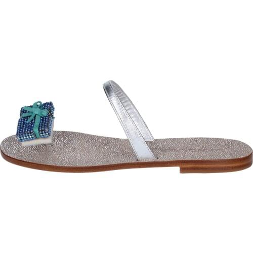 EDDY DANIELE women sandals Silver