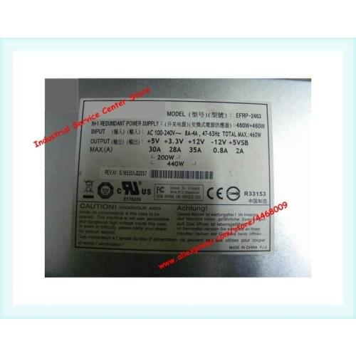 EFRP-2463 Power Supply EFRP-463 460W Redundant Power Module