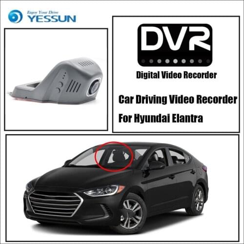 YESSUN Front Camera Dash HD 1080P Not Reverse Parking Camera Car DVR Digital Video Recorder for Hyundai Elantra