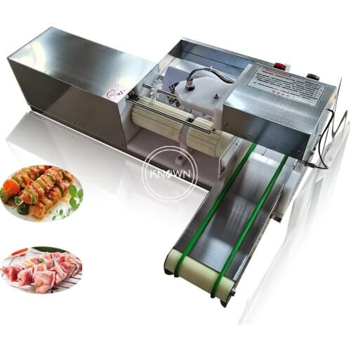 KN-JJ 1800pcs/H meat skewer machine automatic meat string machine shish kebab making machine