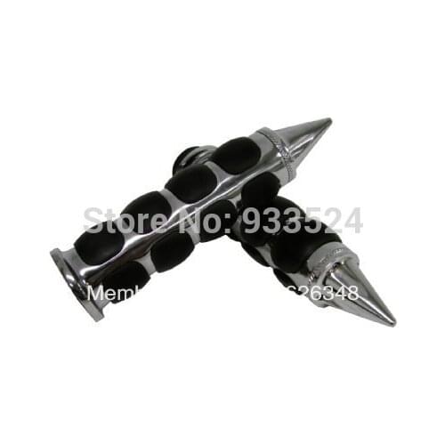 Cruiser Chopper for Honda Chrome Custom Bike Kawasaki 1'' 25mm Hand Grips GL 1500 1800 Shadow 750 1100 VTX 1300 VT Yamaha