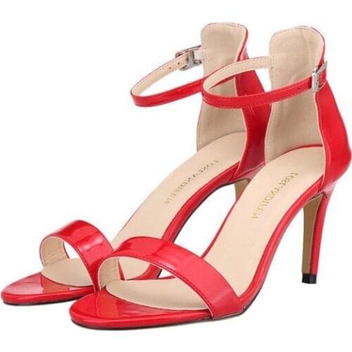 High Heels Summer Women Shoes Sexy Women Pumps Ladies Shoes Open Toe Women Sandals Heels Female Stiletto Zapatos Mujer NLK-C0179