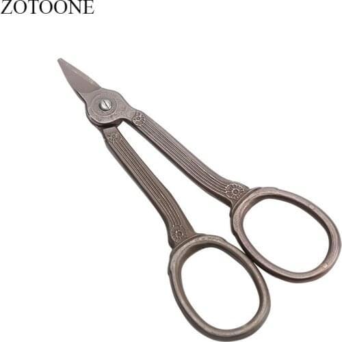 ZOTOONE Antique Style Sewing Scissors Stainless Steel Tailor Scissors Household Tailor Scissor For Needlework Sewing Tools