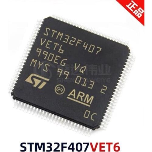 5PCS STM32F407VET6 STM32F407VGT6 STM32F407ZET6 STM32F407ZGT6 STM32F407IGT6 STM32F407IET6 STM32F407IEH6 STM32F407IGH6 Original